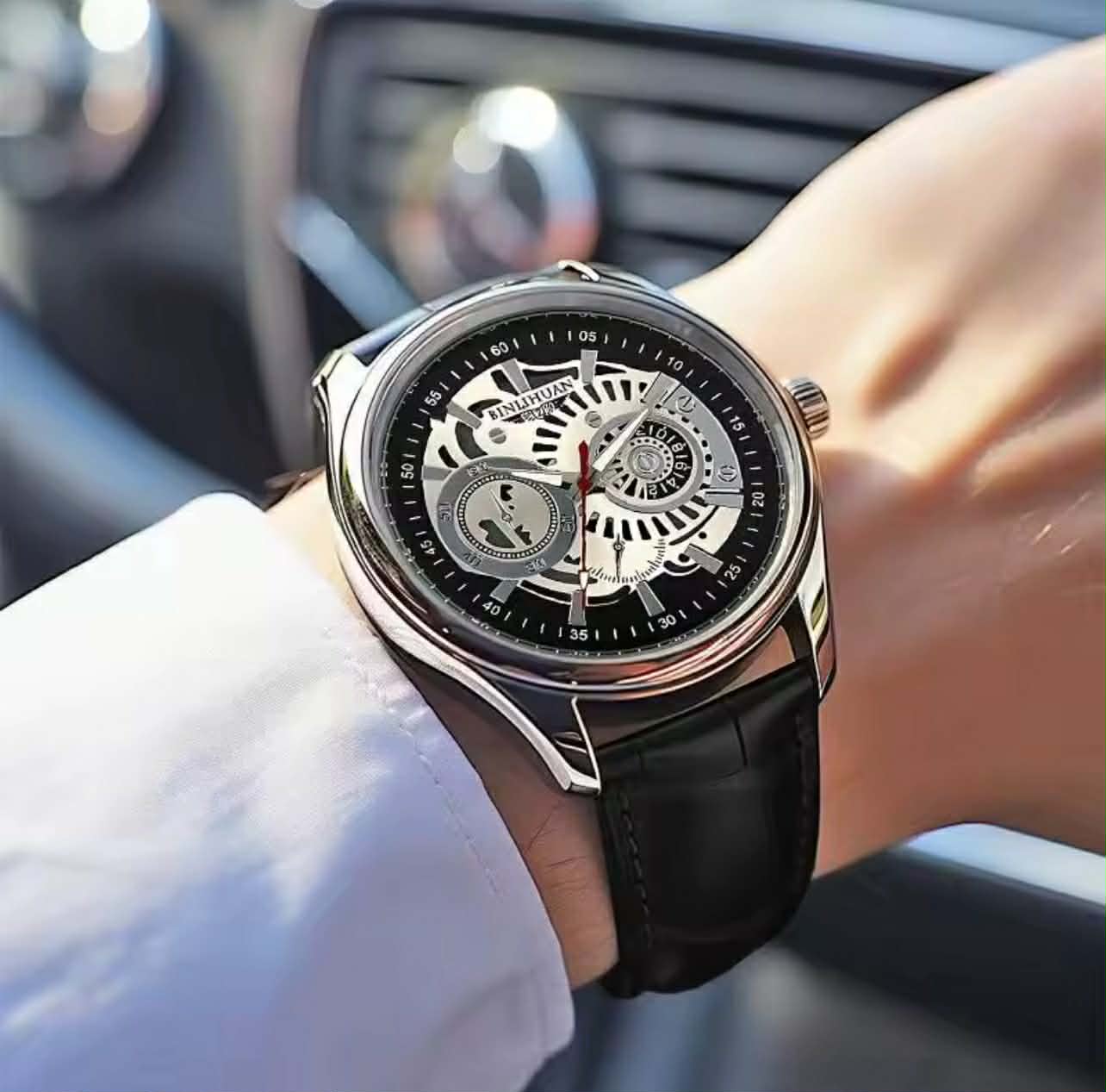 Watch men's classic minimalist watch men's waterproof fashion watch